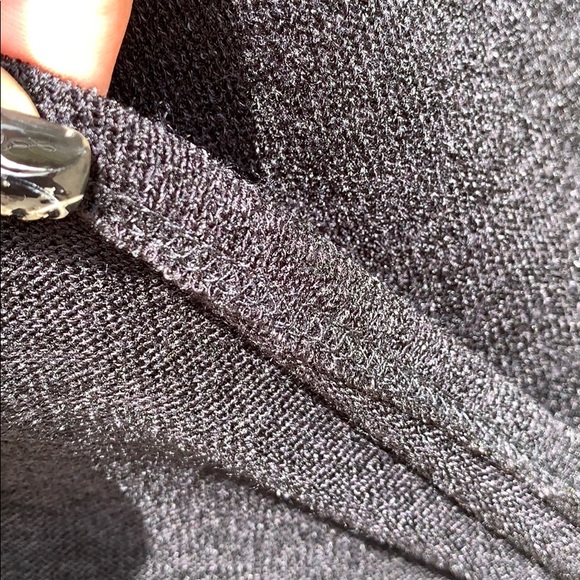 Black Leopard Animal Print Cowl Neck Knit Top - Picture 6 of 9